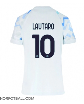 Billige Fotballdrakt Inter Milan Lautaro Martinez #10 Replika Bortedrakt Dame 2025-26 Kortermet Billige Fotballdrakt Inter Milan Lautaro Martinez #10 Replika Bortedrakt Dame 2025-26 Kortermet